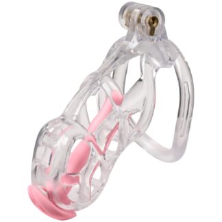 Cellmate Guardian Chastity Cage Clear - Clear