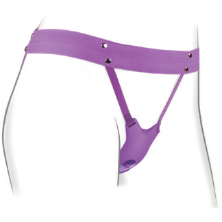 Fantasy For Her Ultimate Butterfly Strap-on Vibrator - Purple