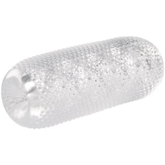MR.MEMBR Nubby Structure Clear Masturbator - Clear