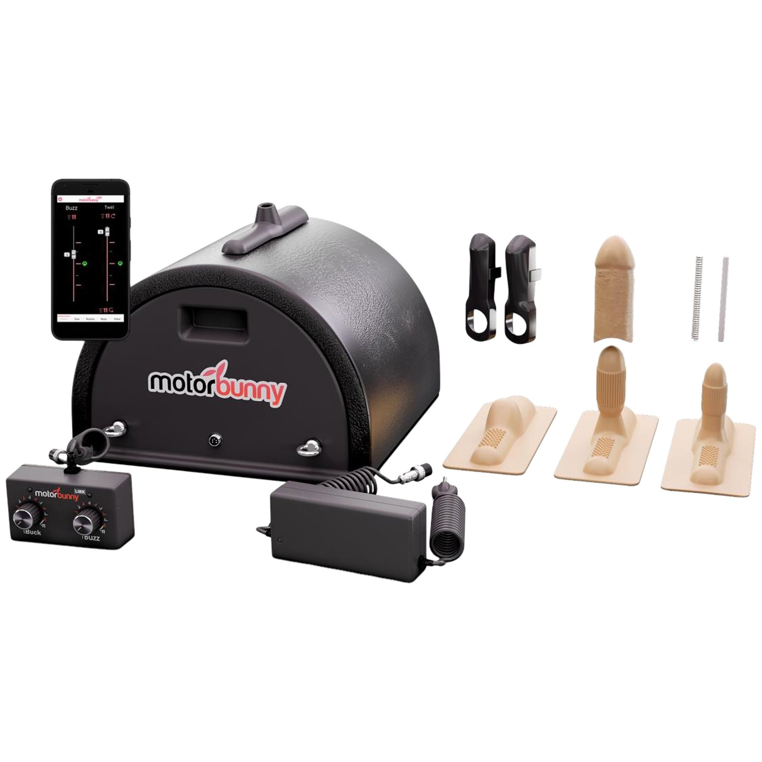 Motorbunny Sex Machine Original with Bluetooth - Black