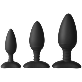 Nexus Butt Plug Trio Set - Black