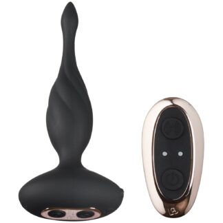 Rocks Off Petite Sensations Discover Remote-controlled Butt Plug - Black