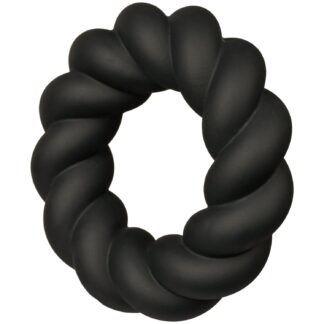 Rocks Off Twist Non-Vibrating C-Ring - Black