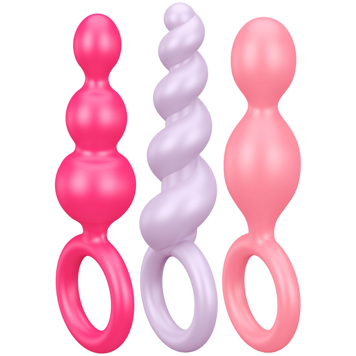 Satisfyer Booty Call Coloured Anal Plug Set - Mixed colours
