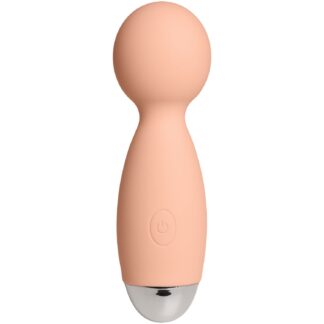 Sinful Peach Mini Wand Vibrator - Coral