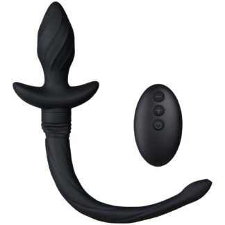 Taboom Puppy Play Wiggle Tail Buttplug - Black