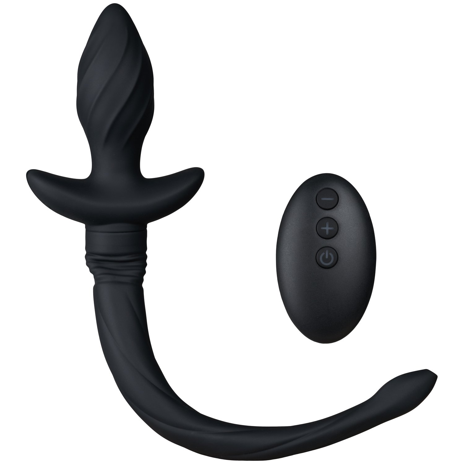 Taboom Puppy Play Wiggle Tail Buttplug - Black