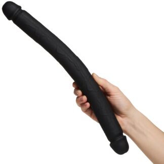 Willie City Realistic Vibrating Double Dildo 40 cm - Black