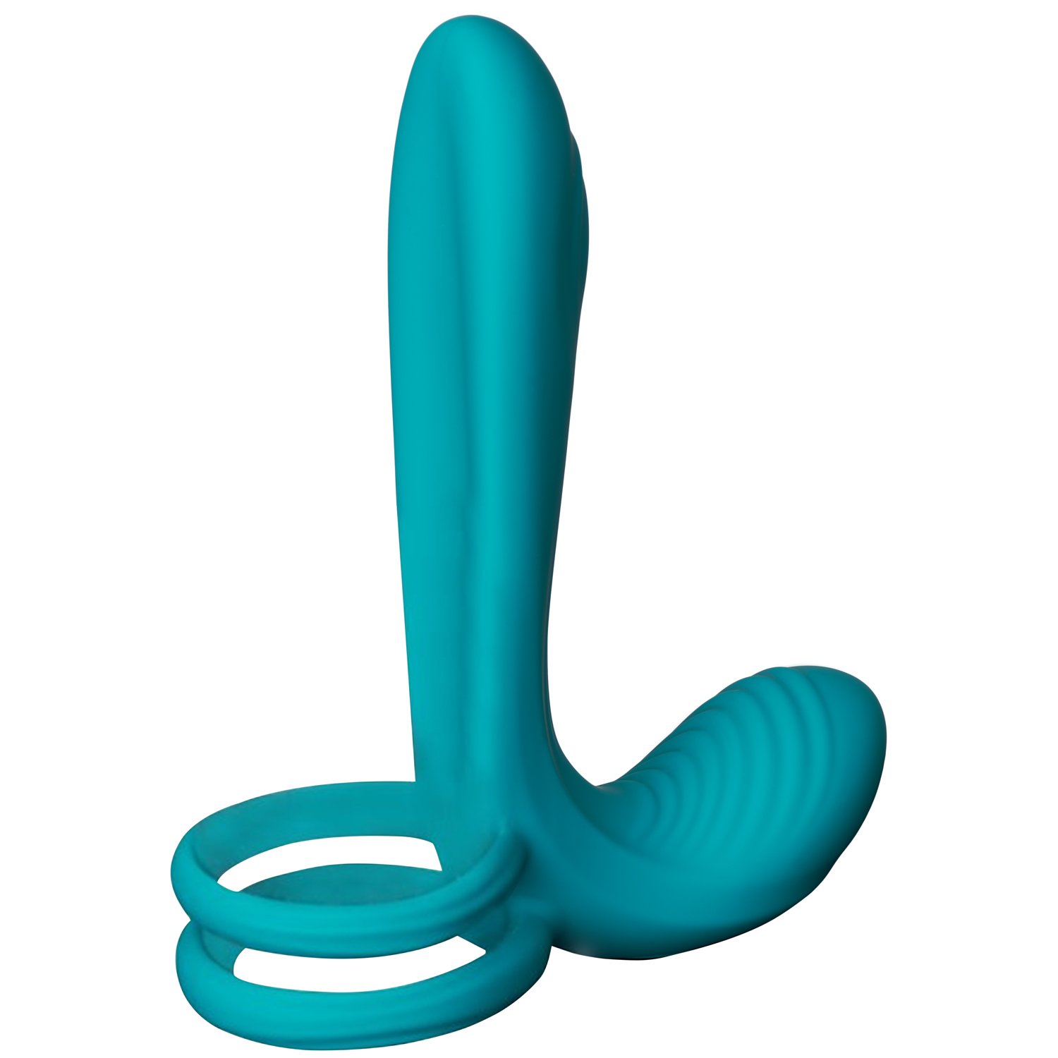 Xocoon Remote-controlled Couples Vibrator Ring - Blue